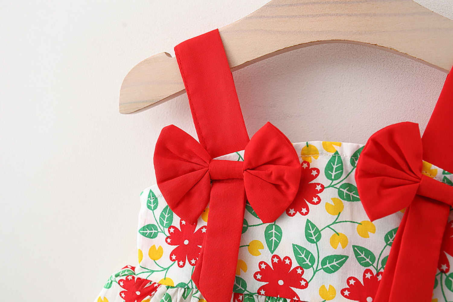 Girls Floral Printed Georgette Fit and Flare Dress