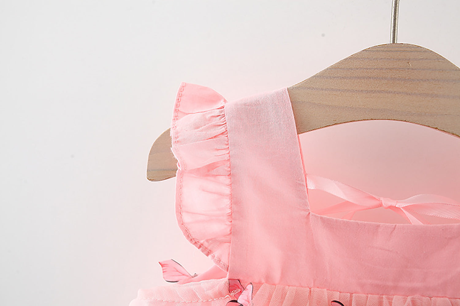 Girls Applique Net A-Line Dress