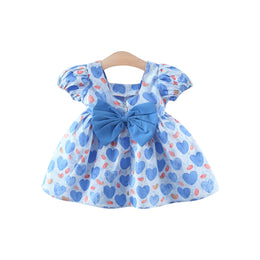 Girl Ethnic Motifs Print A-Line Mini Dress