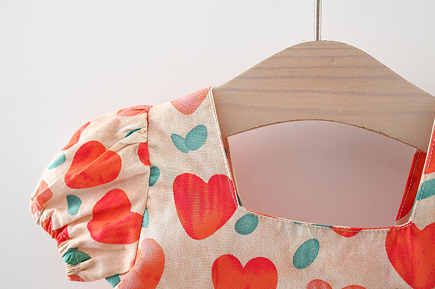 Girls Printed Fit and Flare Mini Dress