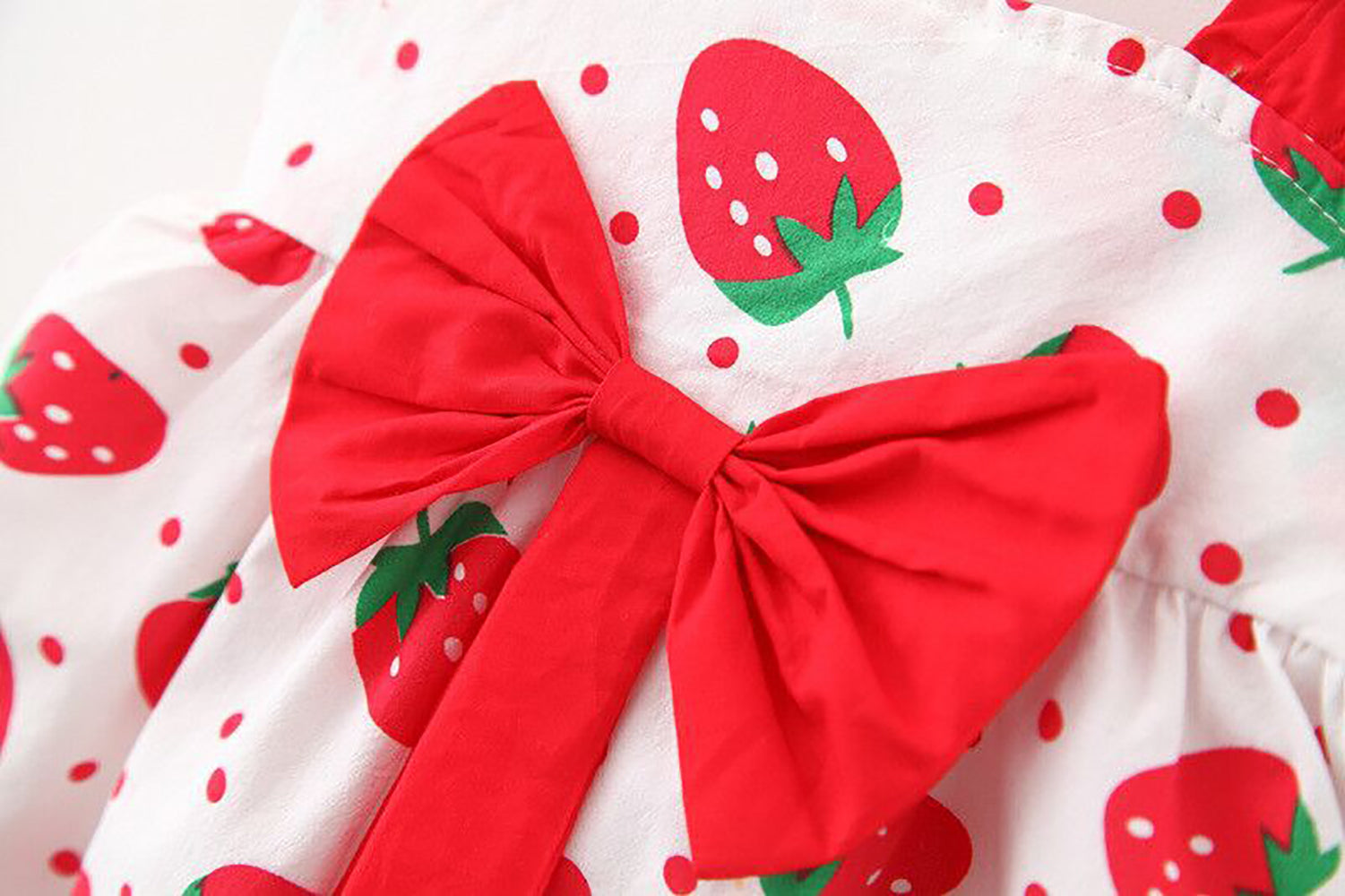 Girls Printed A-Line Mini Dress With Hat