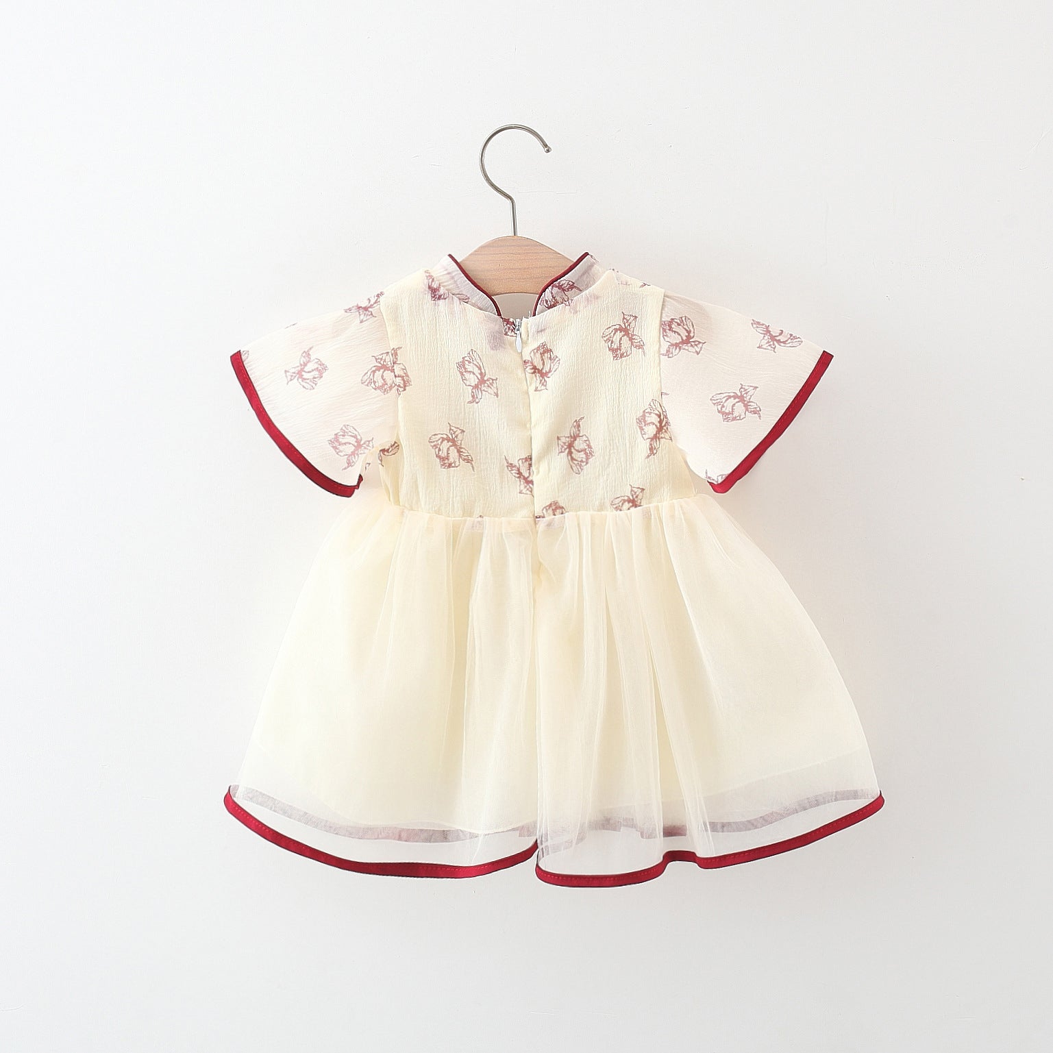 Girls Floral Printed Fit and Flare Dress