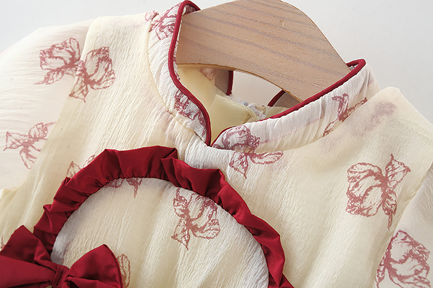 Girls Floral Printed Fit and Flare Dress