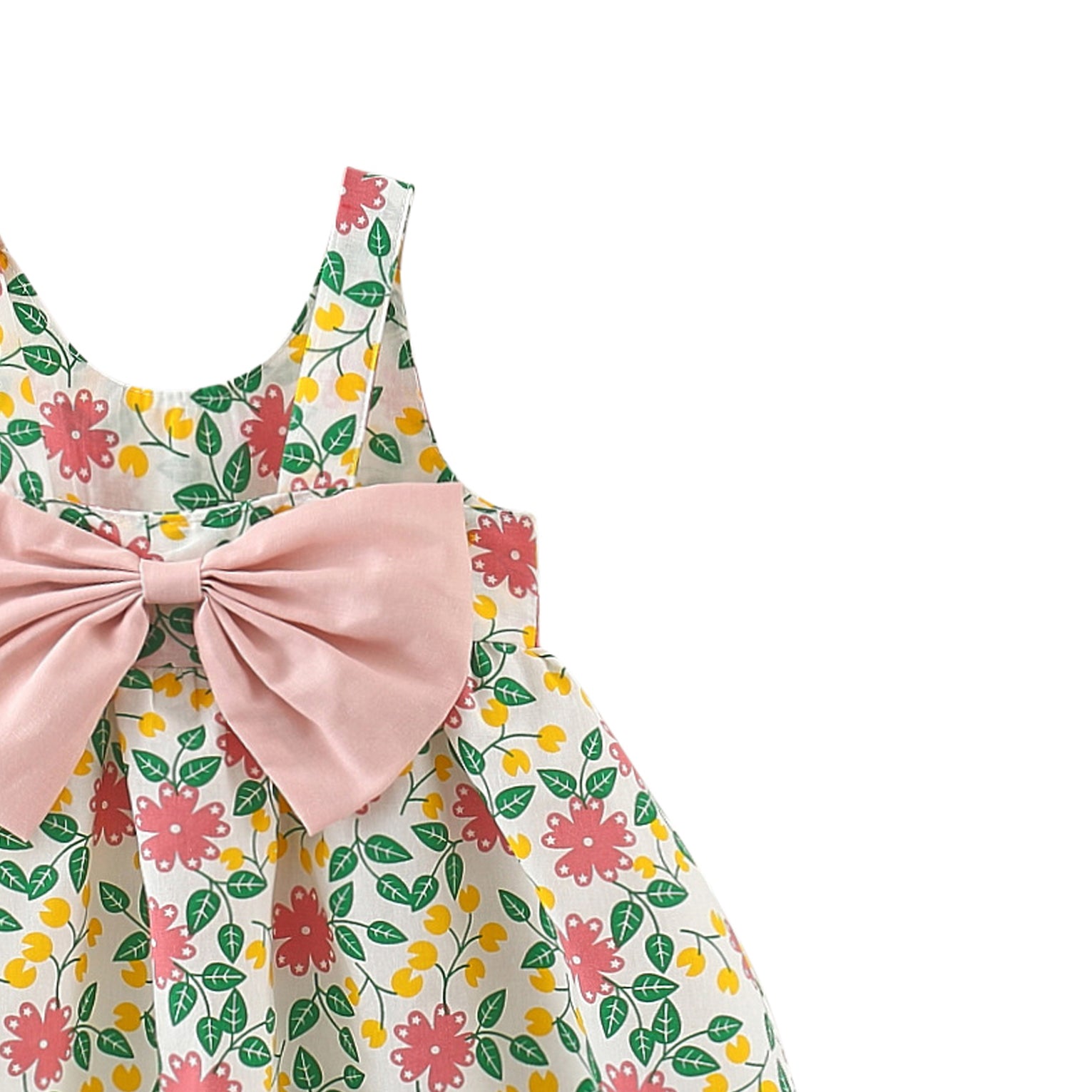 Girl's Floral Printed Fit - Flare Dress