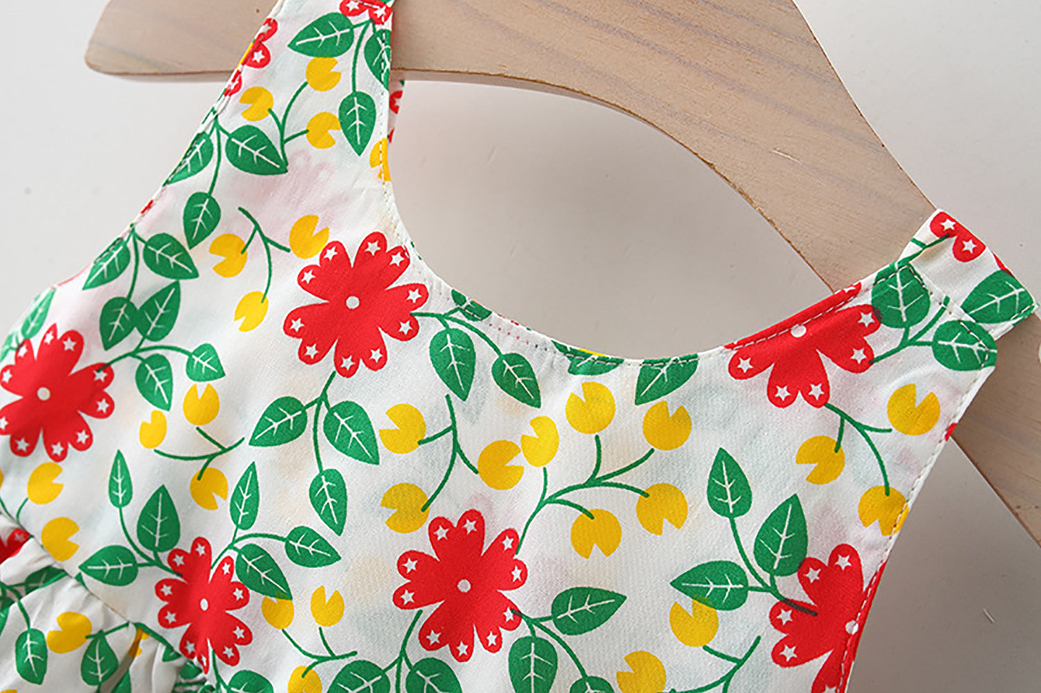 Girls Floral Printed A-Line Dress