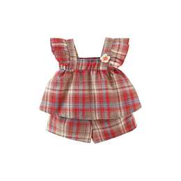 Girls Printed Top with Shorts