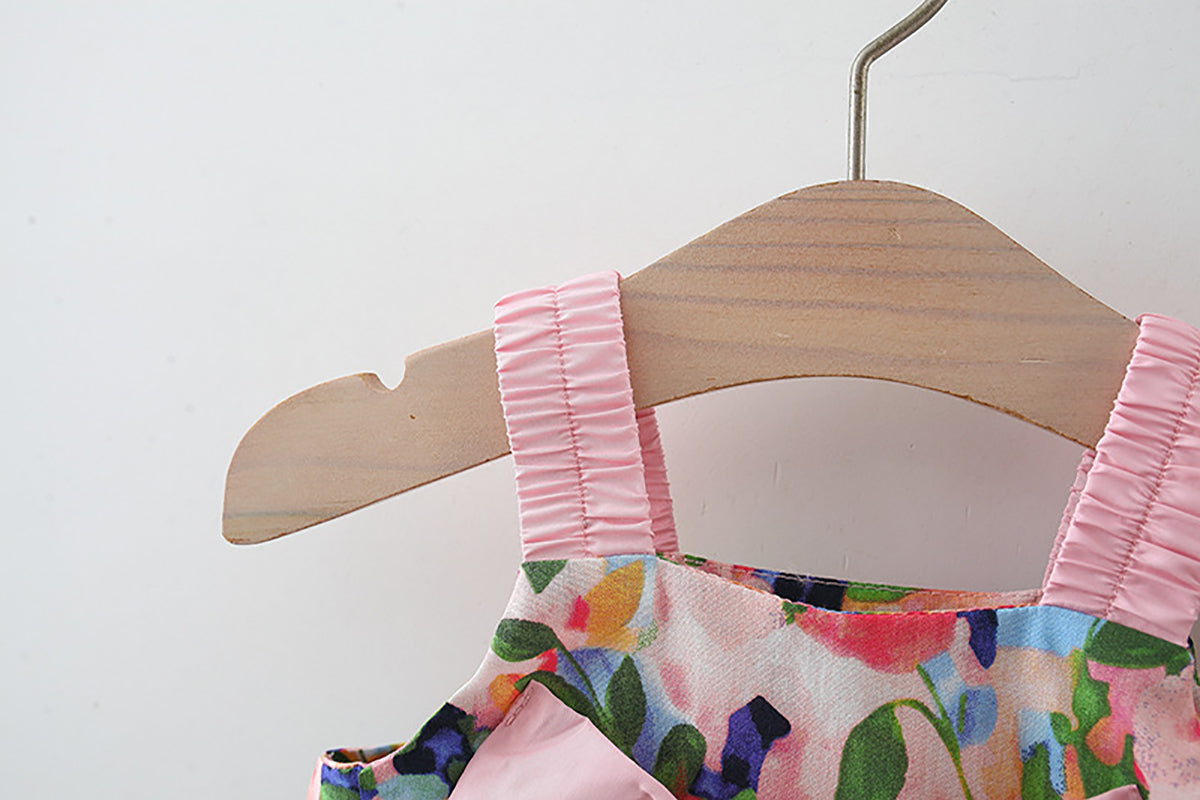Print A-Line Mini Dress