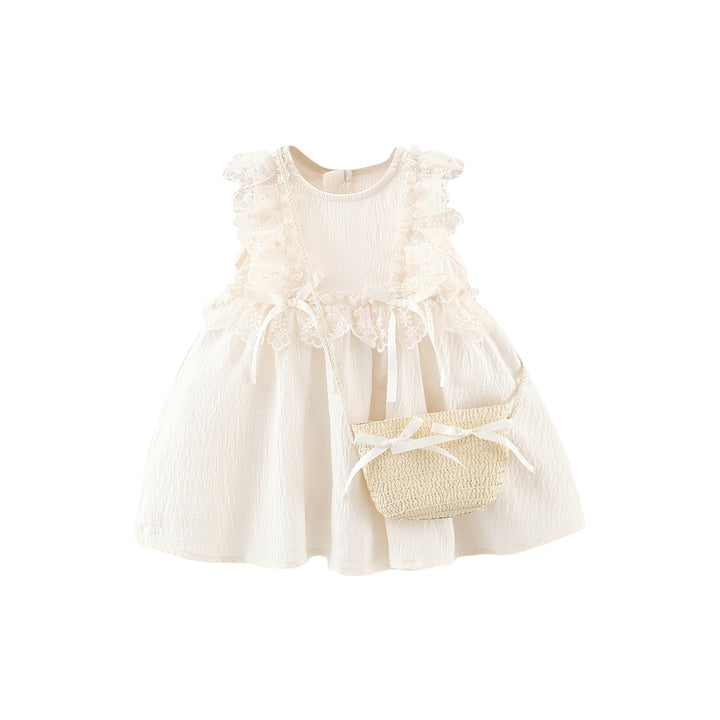 Solid A-Line Dress