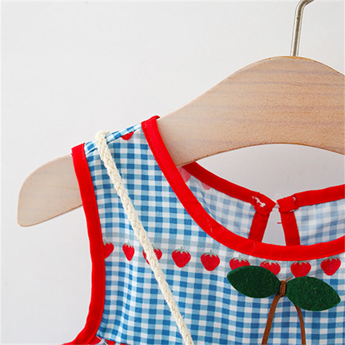 Checked A-Line Mini Dress