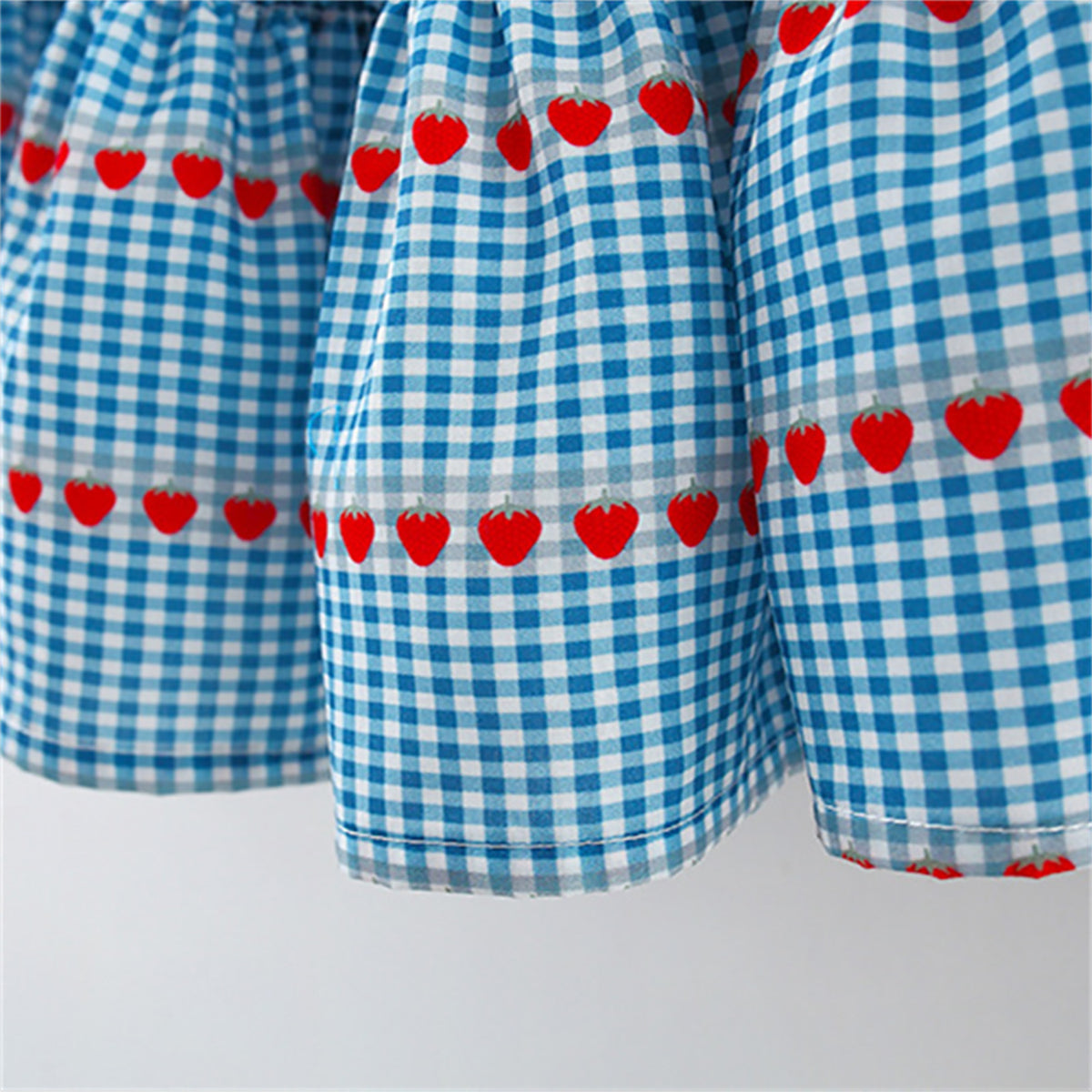 Checked A-Line Mini Dress