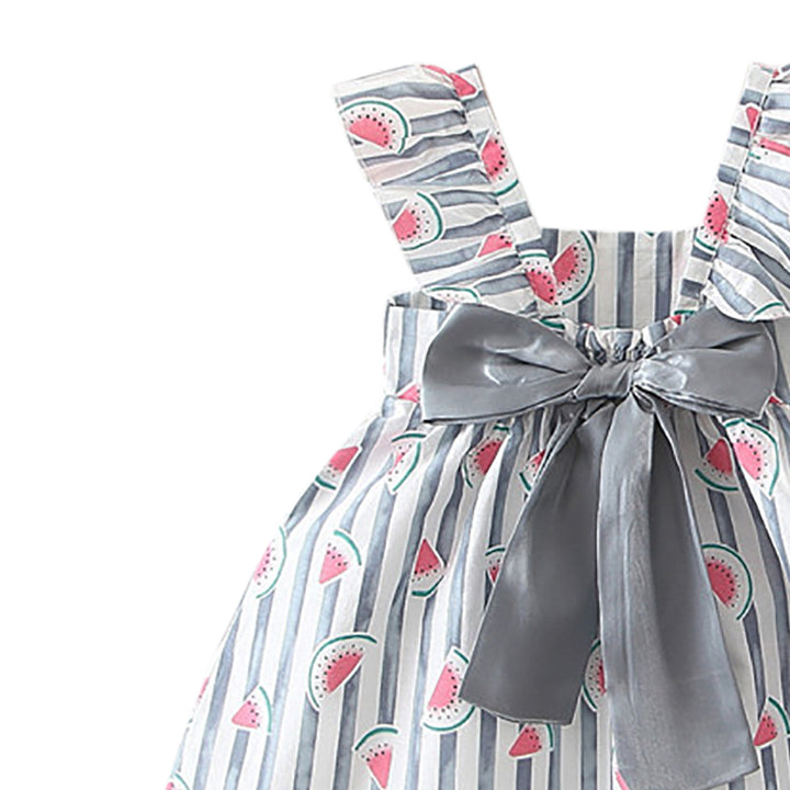 Print A-Line Mini Dress