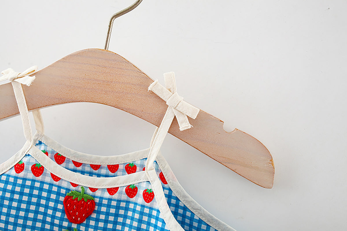 Checked A-Line Mini Dress