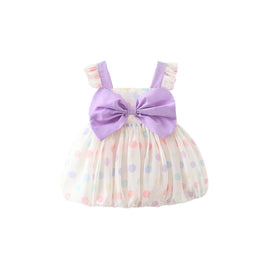 Polka Dot Print Fit & Flare Mini Dress