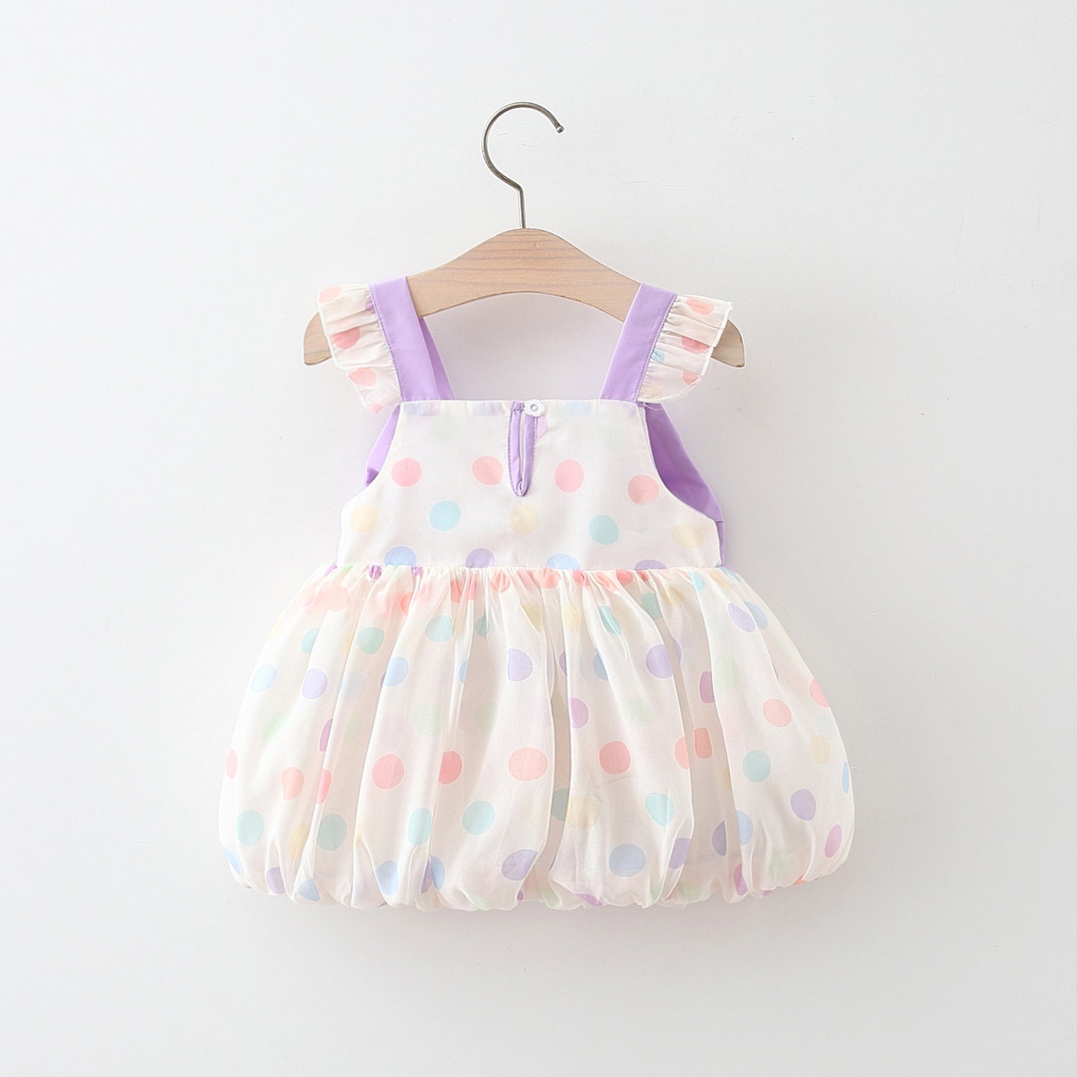 Polka Dot Print Fit & Flare Mini Dress