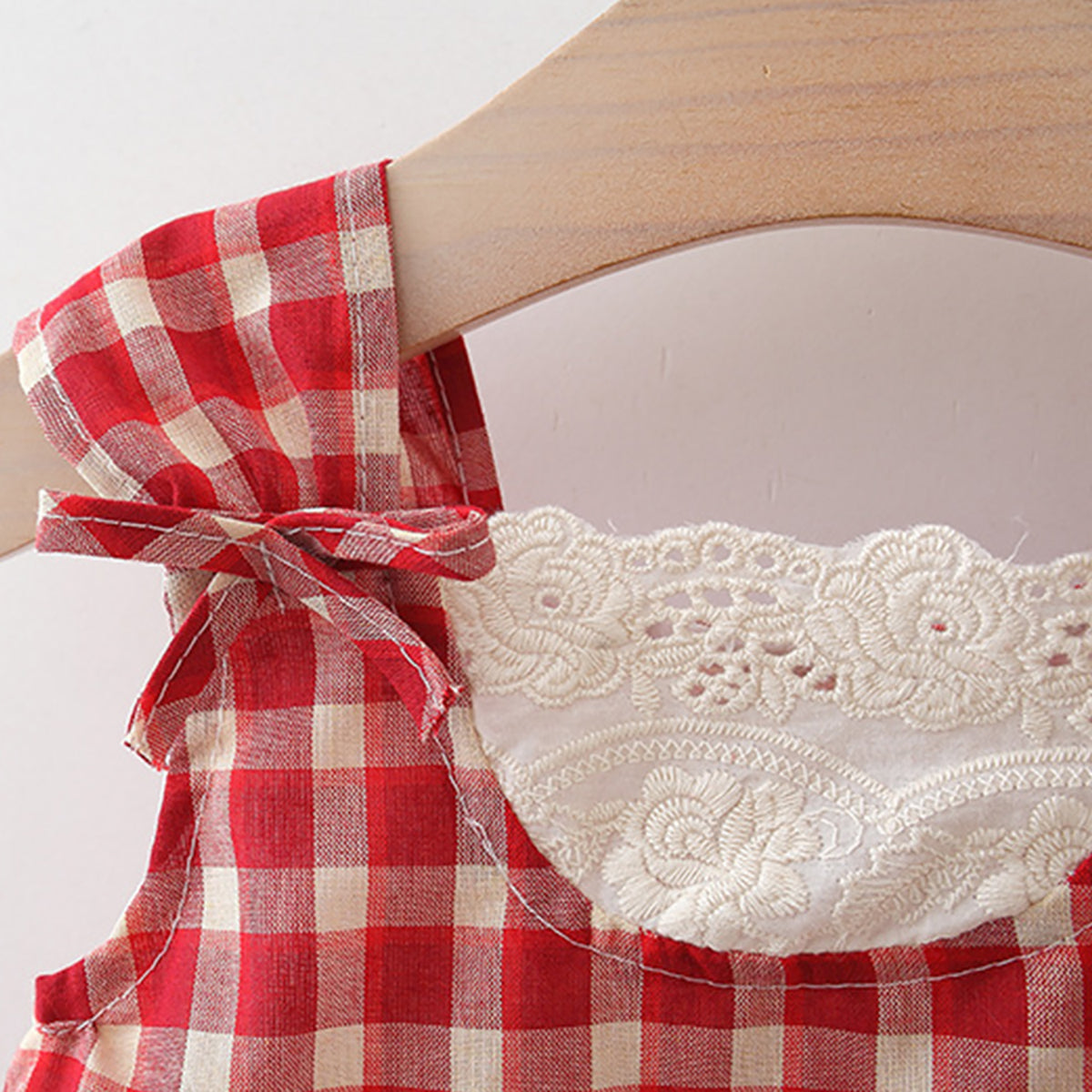 Checked Fit & Flare Mini Dress