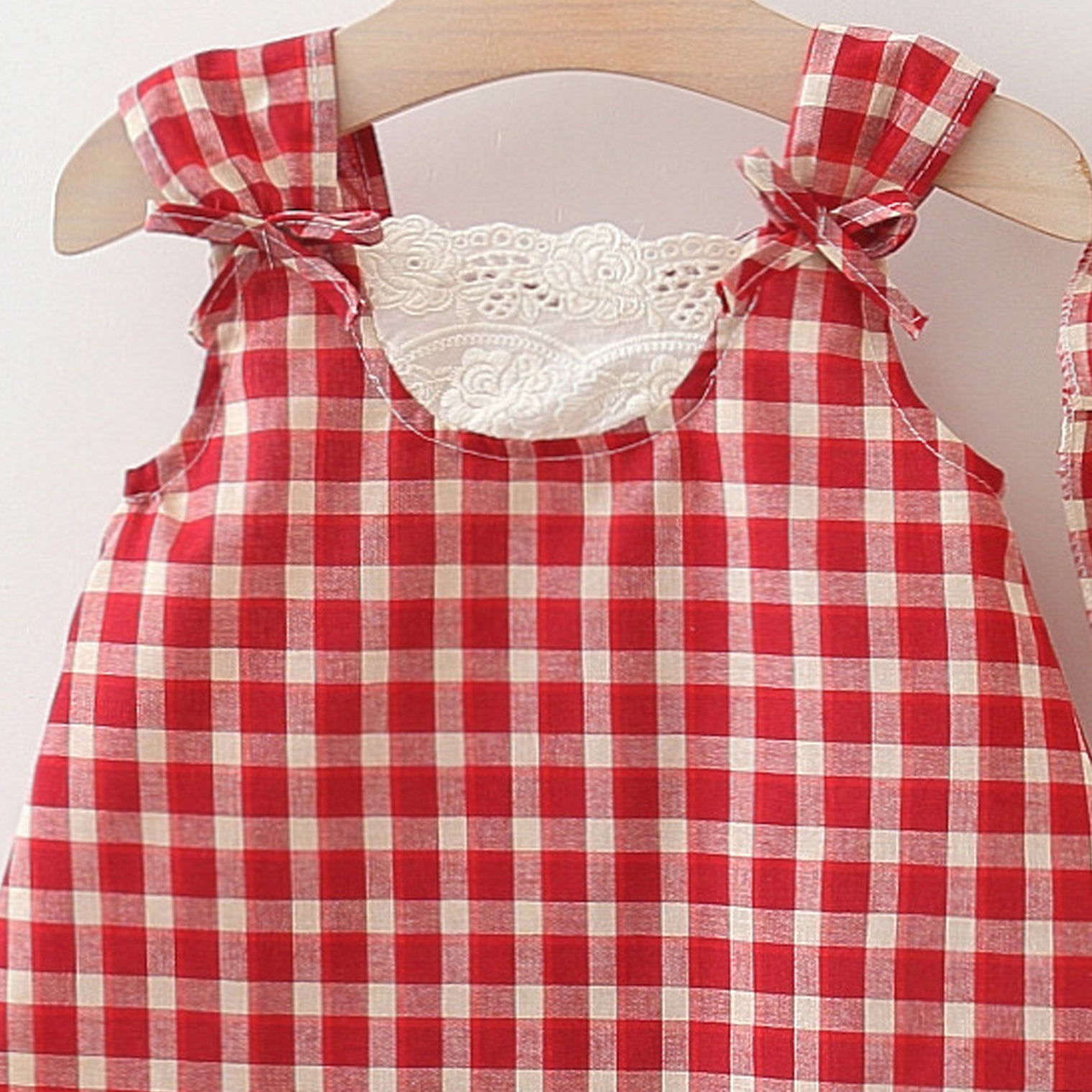 Checked Fit & Flare Mini Dress
