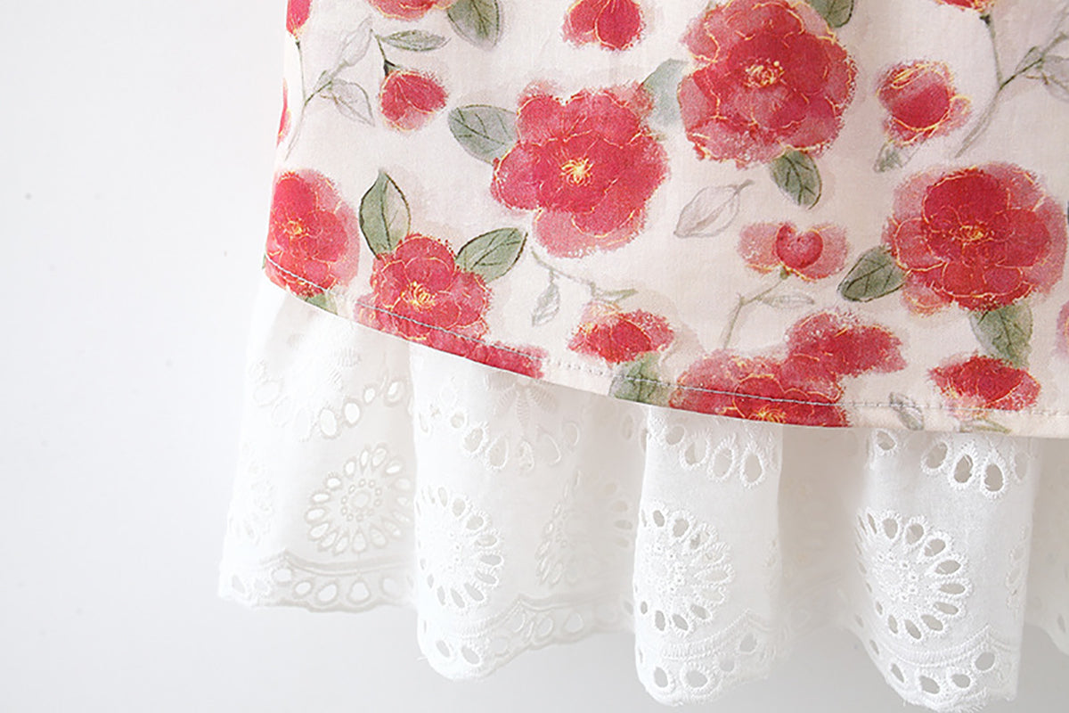 Floral Print Fit & Flare Mini Dress