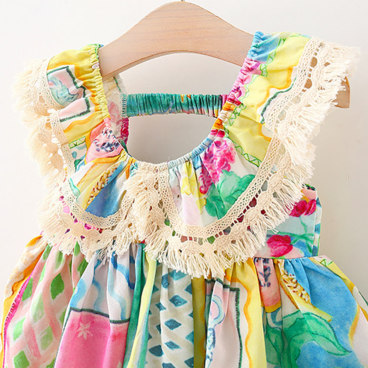 Print Fit & Flare Mini Dress