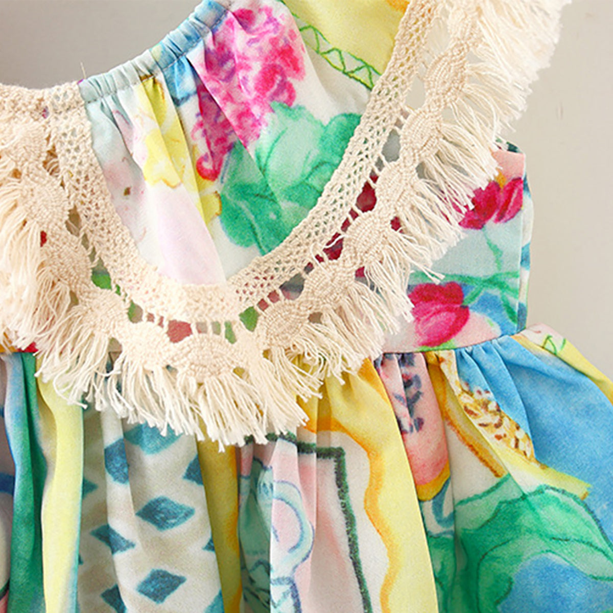 Print Fit & Flare Mini Dress