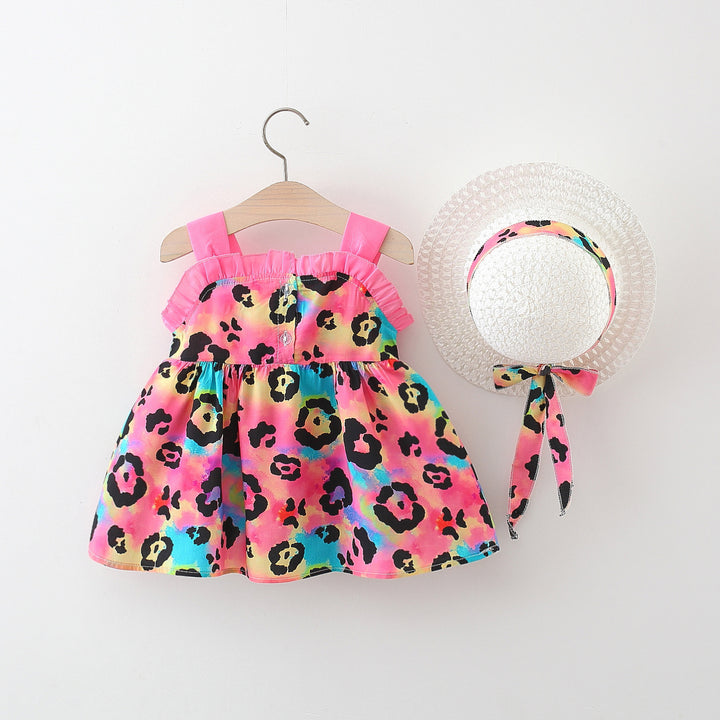 Print A-Line Mini Dress