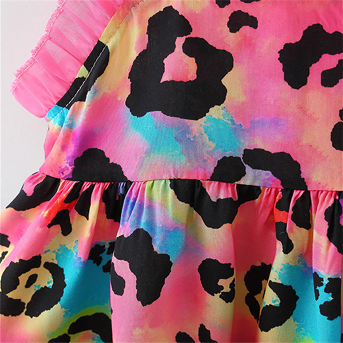 Print A-Line Mini Dress