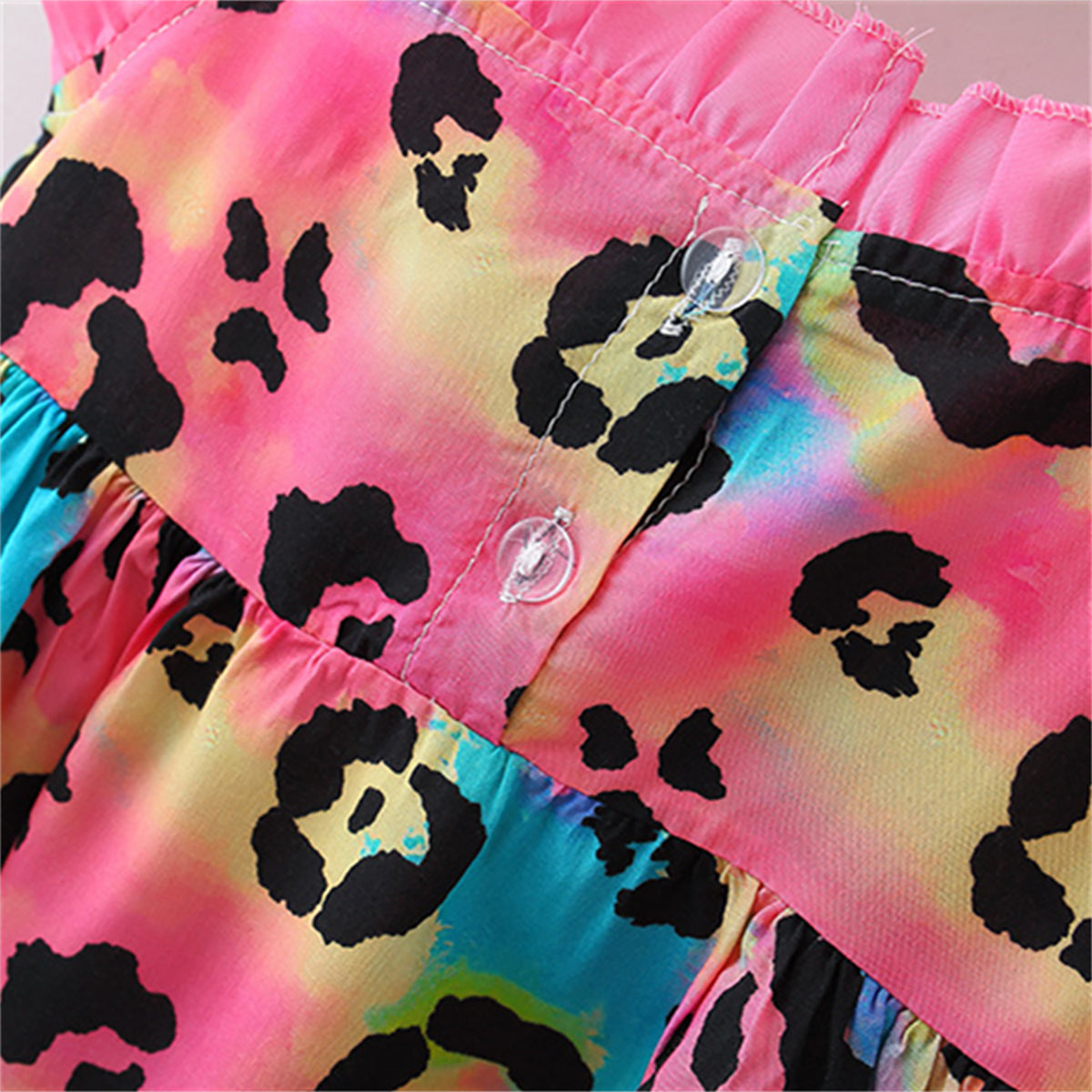 Print A-Line Mini Dress
