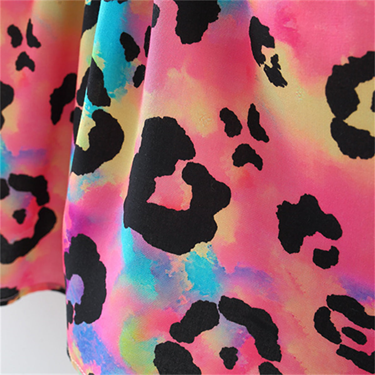 Print A-Line Mini Dress