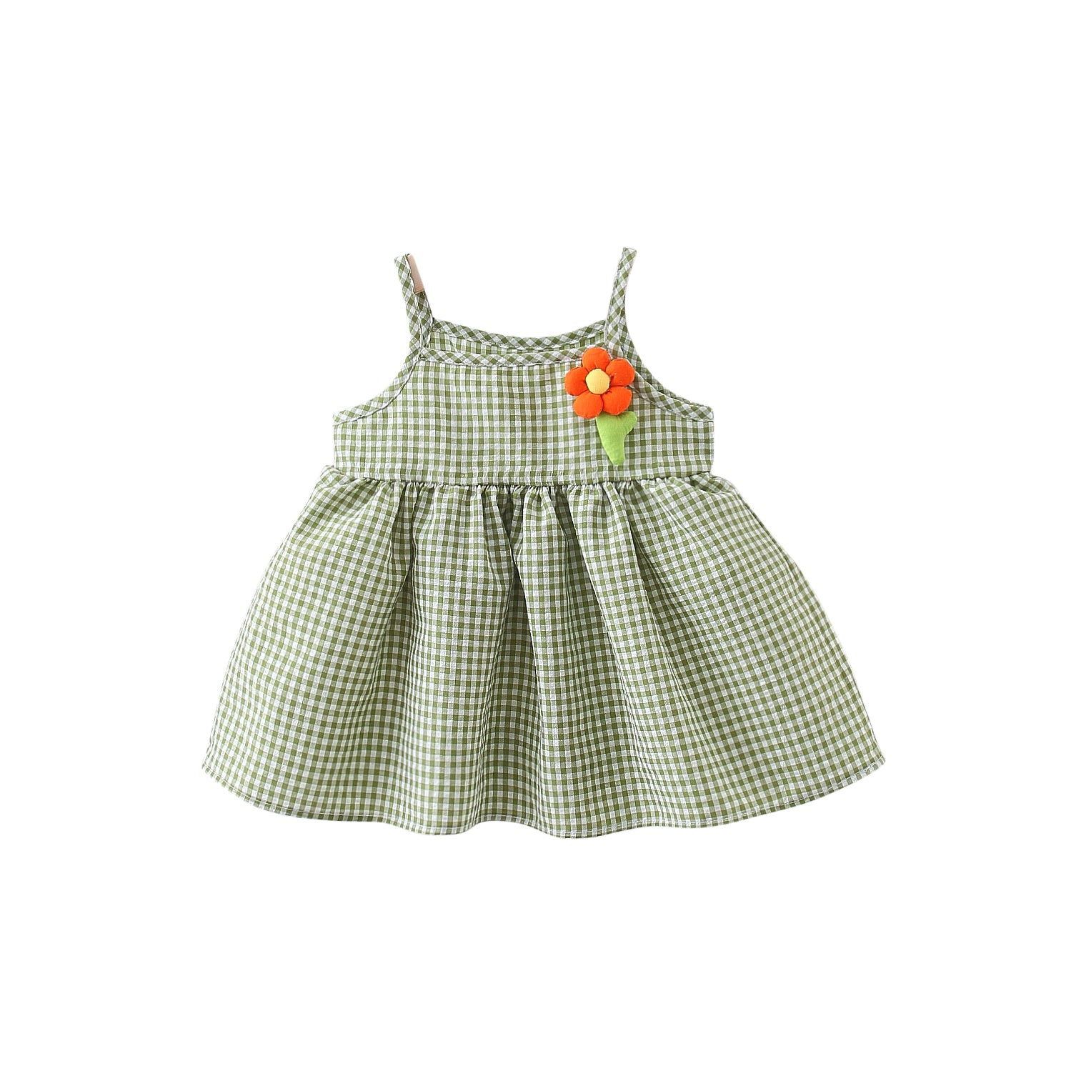 Checked A-Line Mini Dress