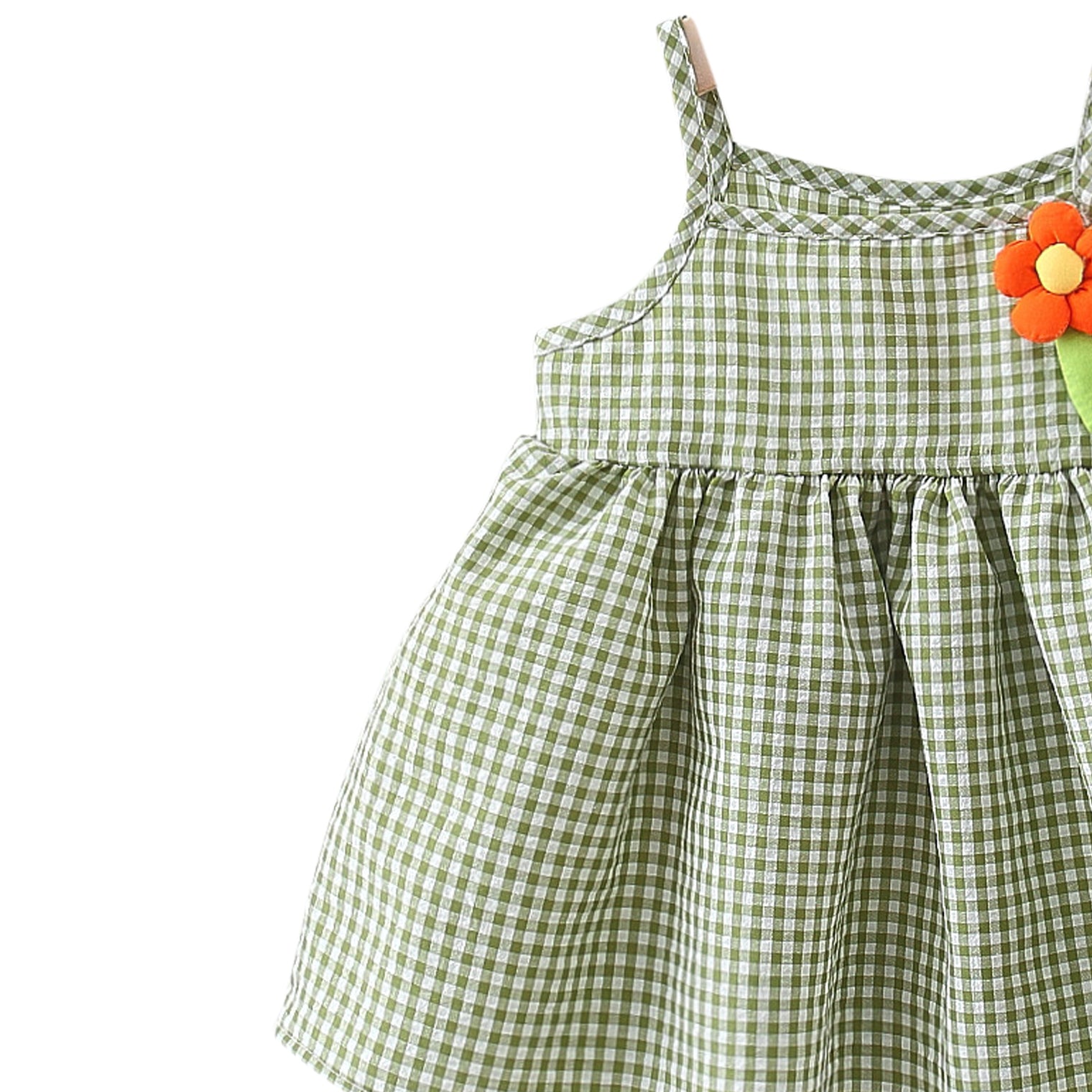Checked A-Line Mini Dress