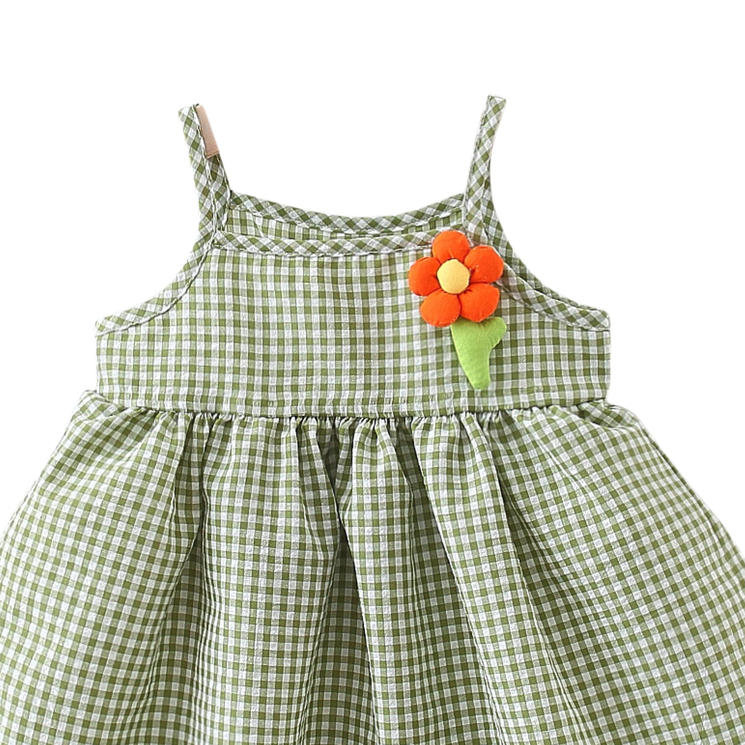 Checked A-Line Mini Dress