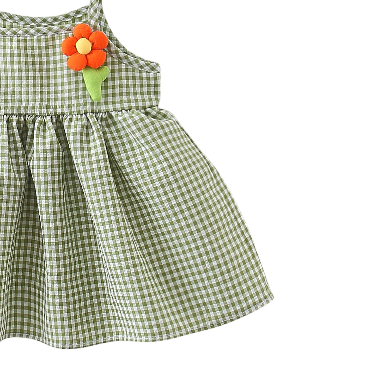 Checked A-Line Mini Dress