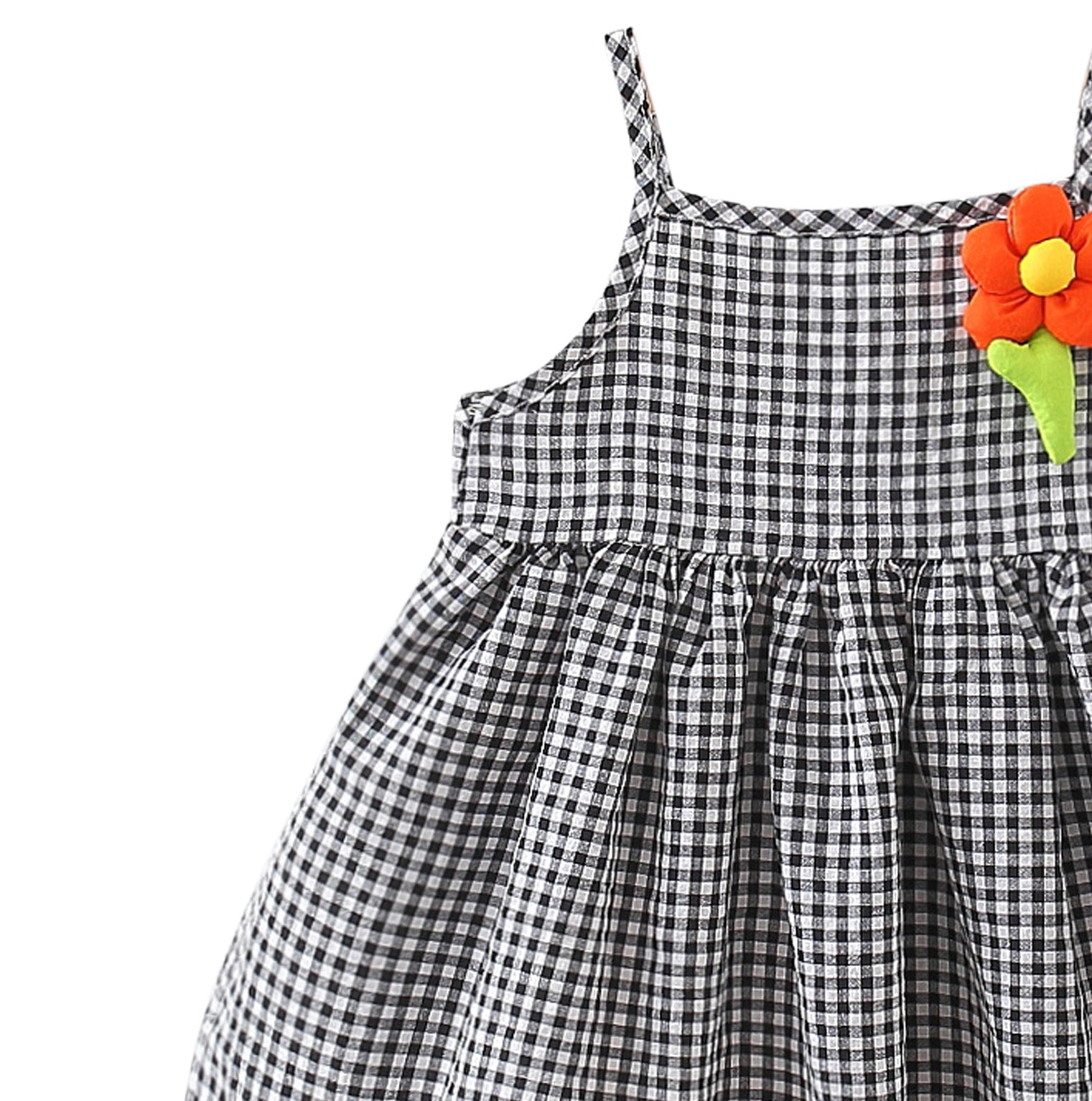 Checked A-Line Mini Dress