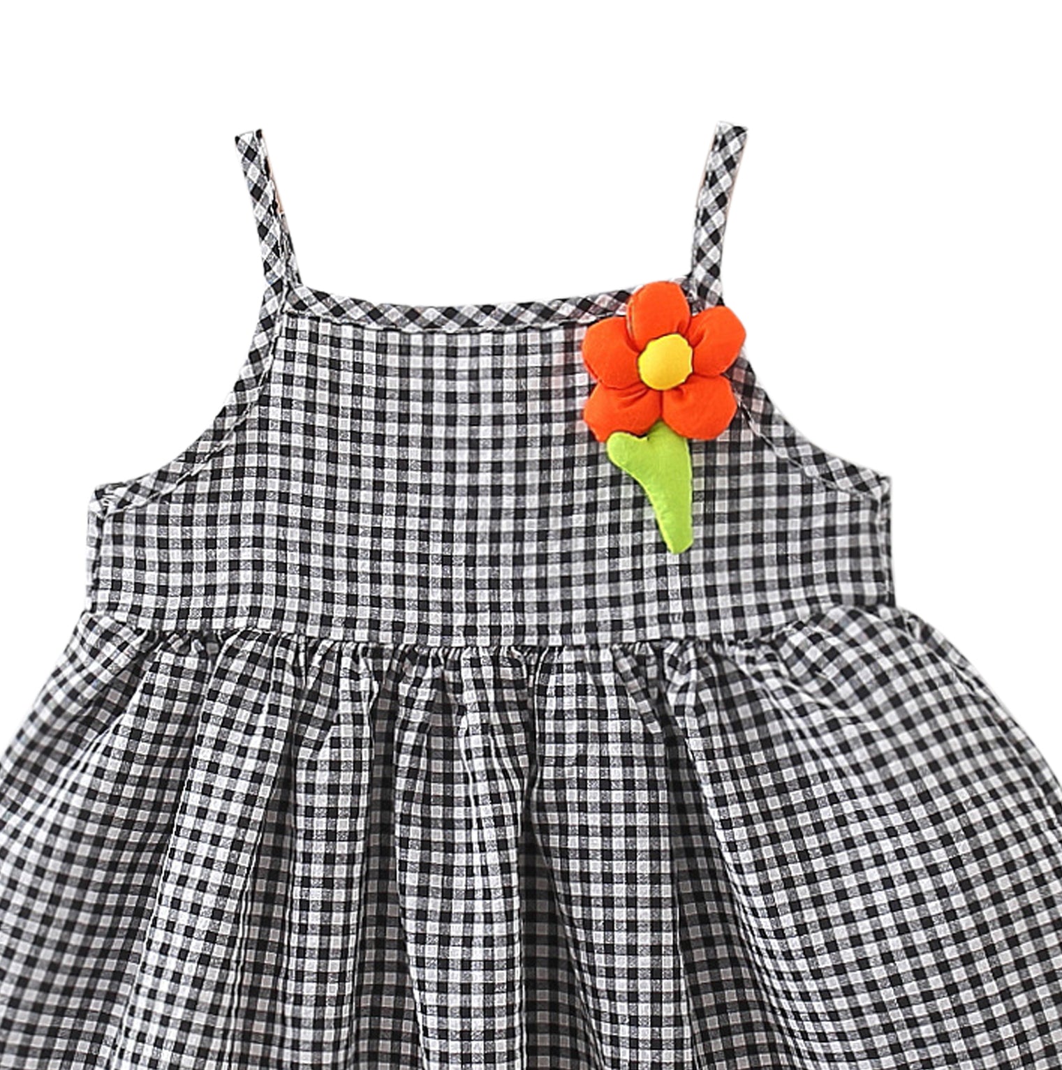 Checked A-Line Mini Dress