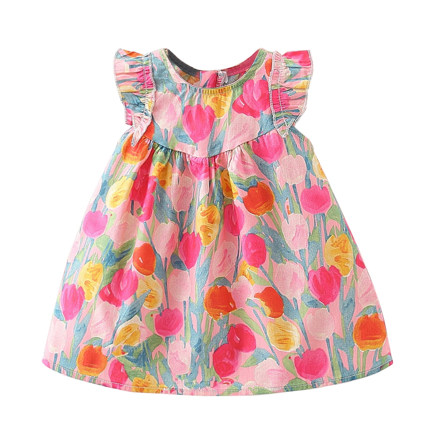 Floral Print A-Line Mini Dress