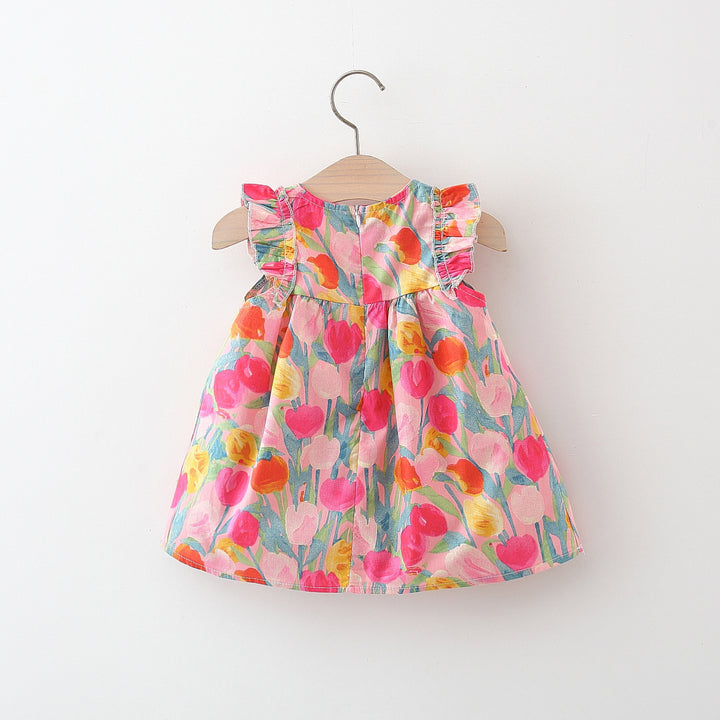 Floral Print A-Line Mini Dress