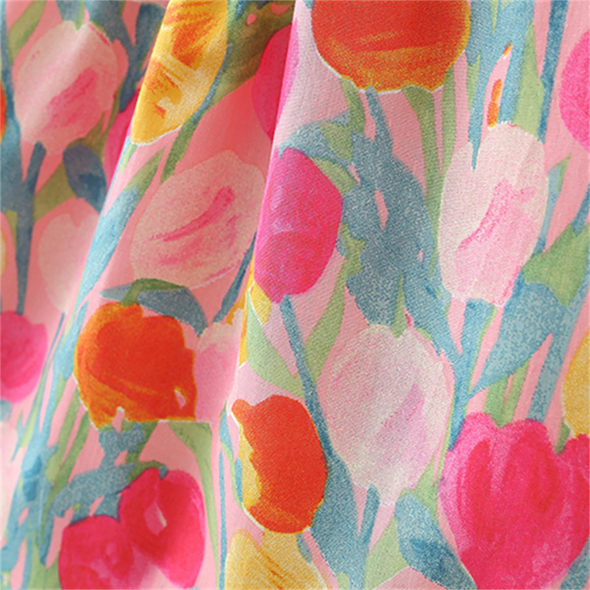 Floral Print A-Line Mini Dress