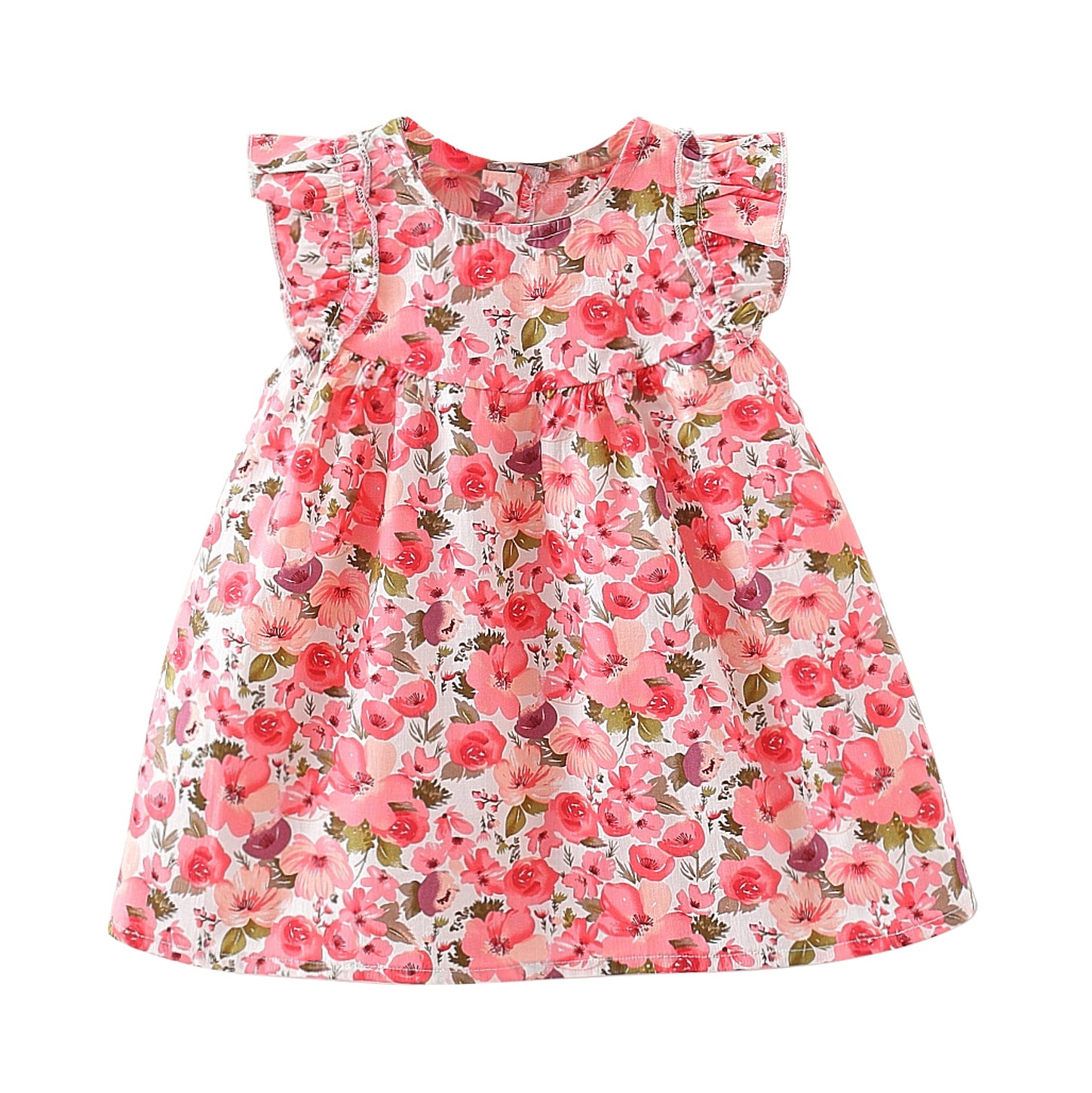 Floral Print A-Line Mini Dress
