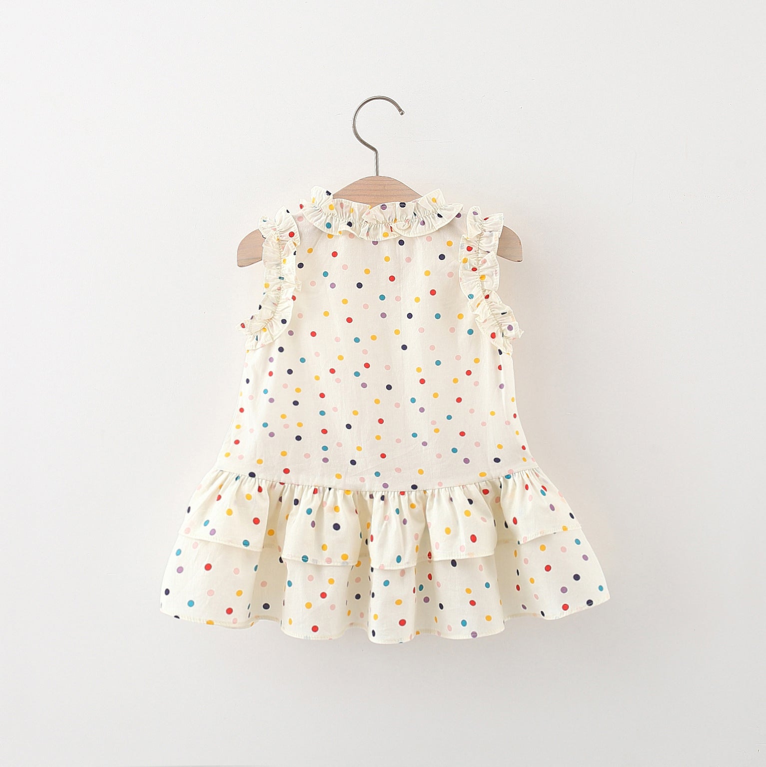 Polka Dot Print A-Line Mini Dress