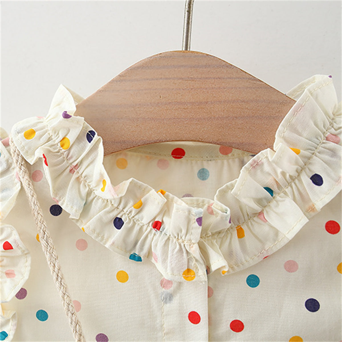 Polka Dot Print A-Line Mini Dress