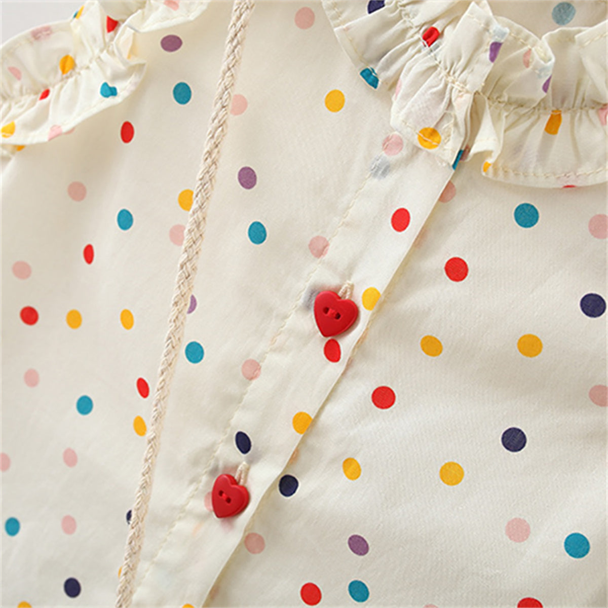 Polka Dot Print A-Line Mini Dress