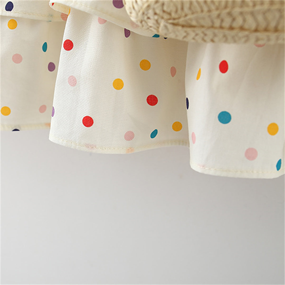 Polka Dot Print A-Line Mini Dress