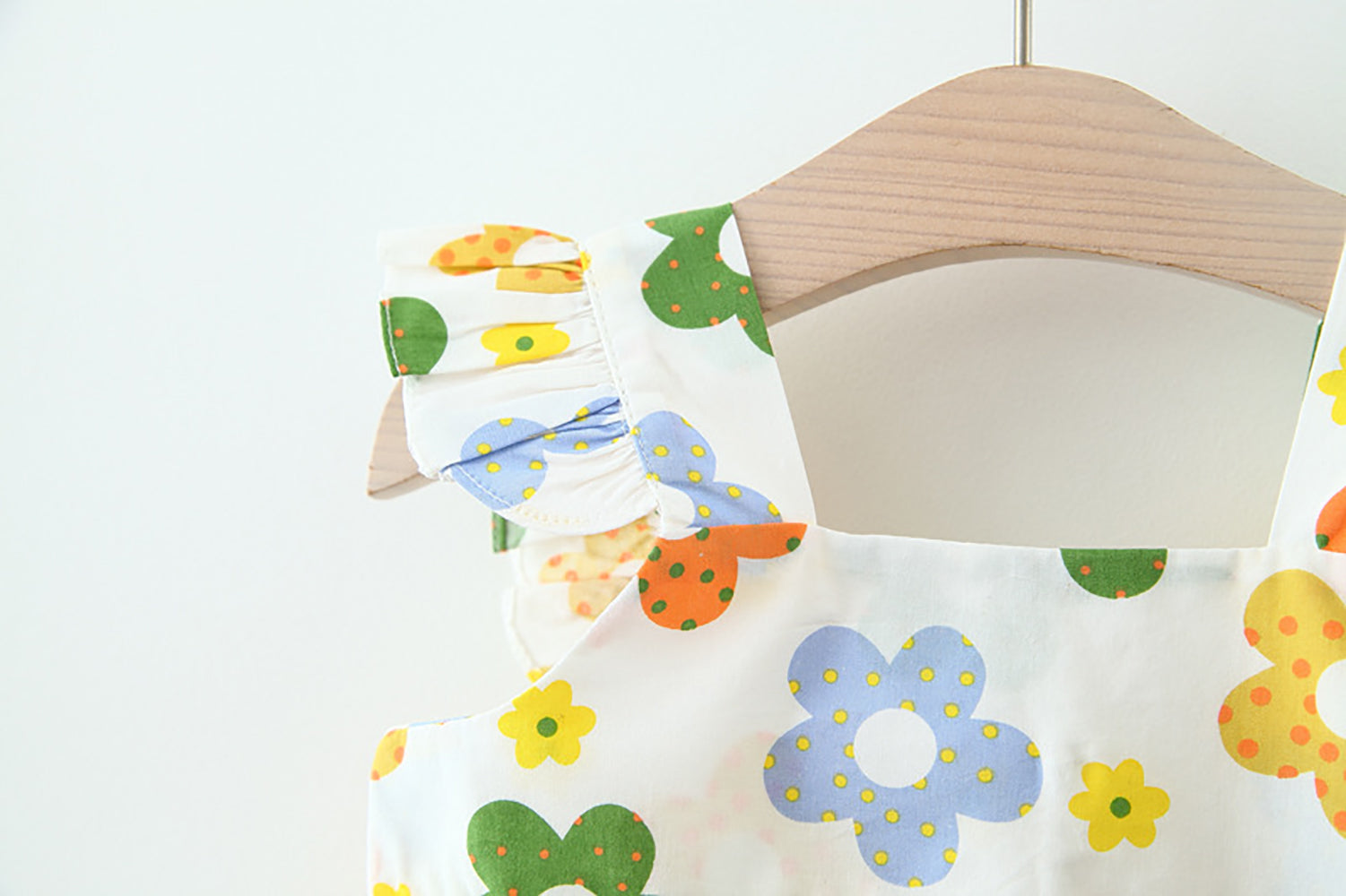 Girls Floral Print A-Line Dress