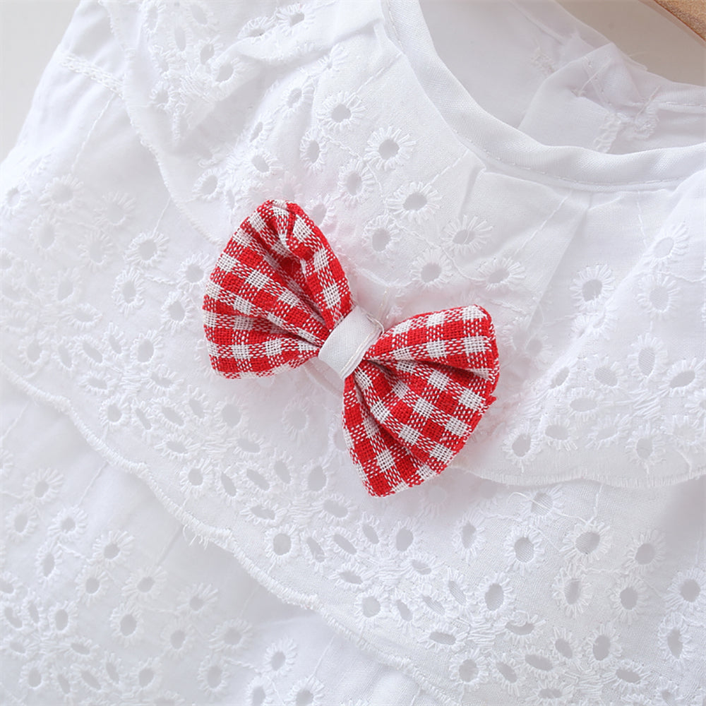 Girls Self Design Round Neck Sleeveless Top With Skirt