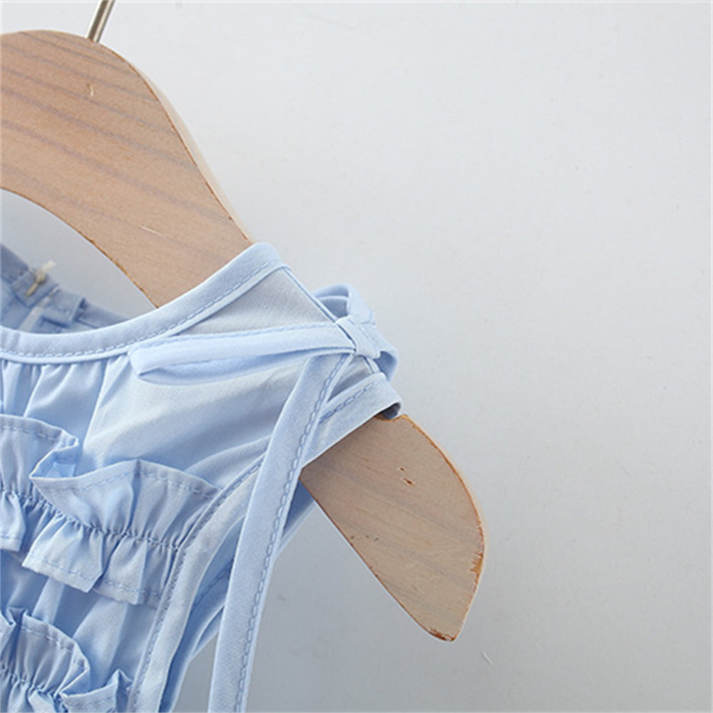Solid A-Line Dress