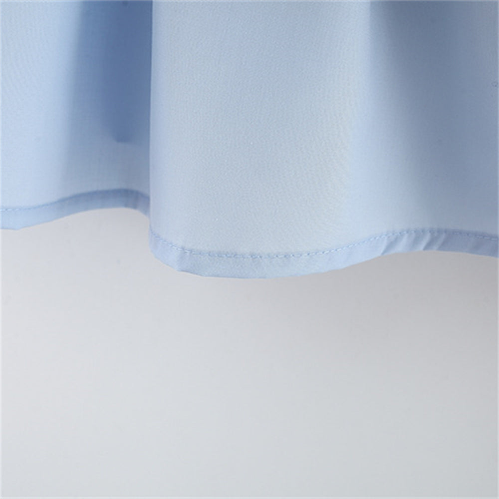 Solid A-Line Dress