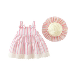 Striped A-Line Dress