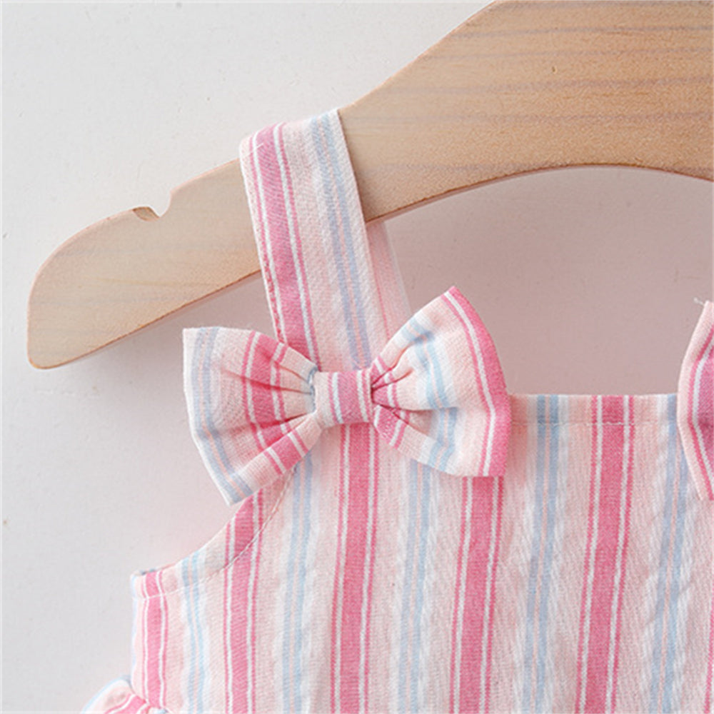 Striped A-Line Dress