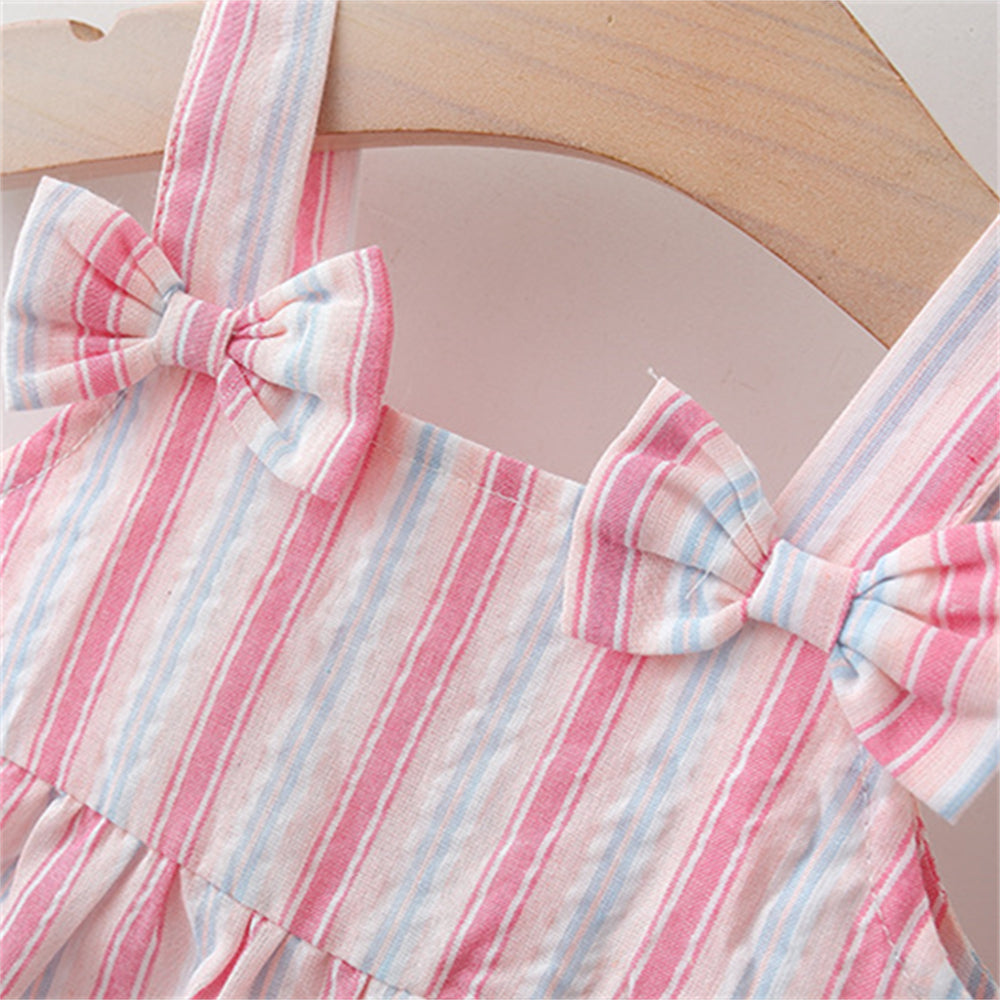 Striped A-Line Dress