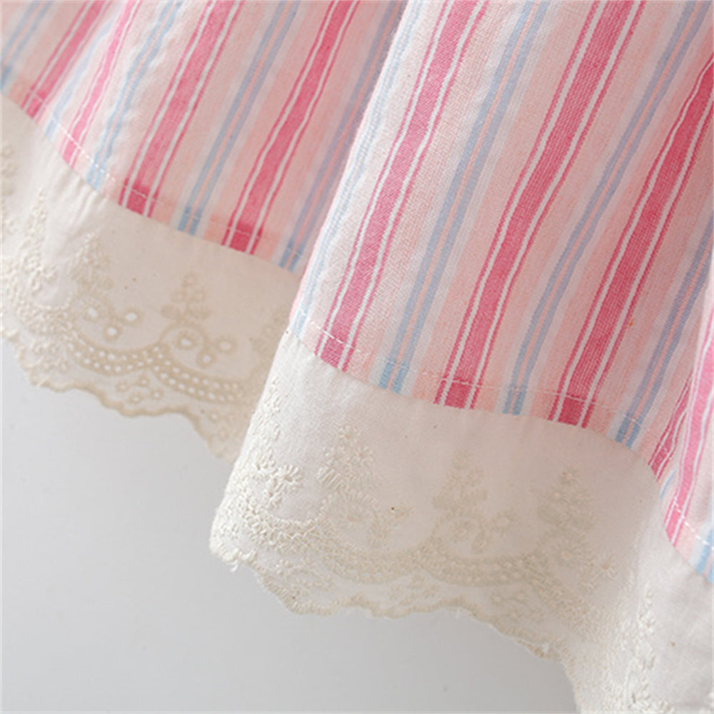 Striped A-Line Dress