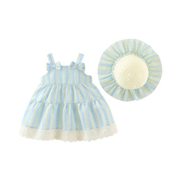 Striped A-Line Dress